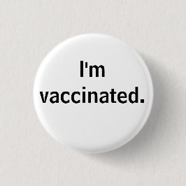 Jag är vaccinerad. knapp
