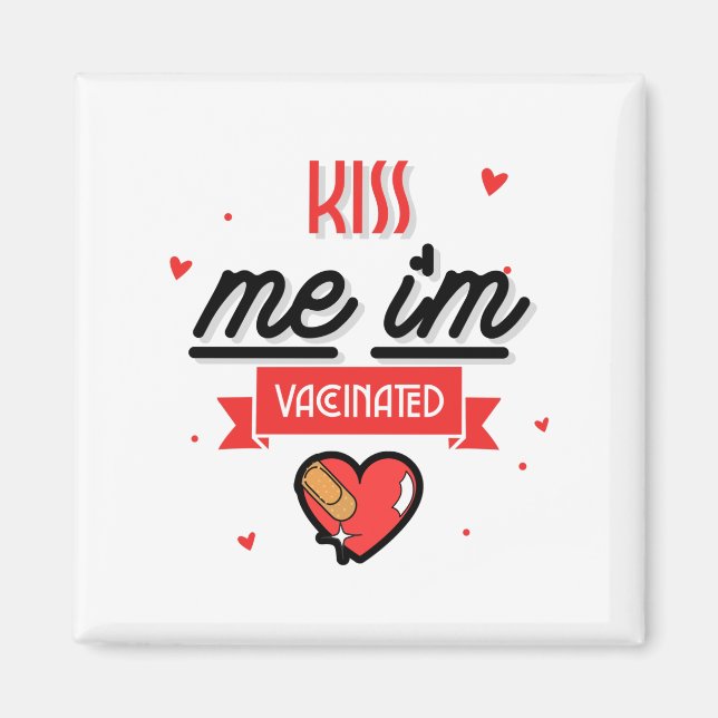 Jag är vaccinerad magnet (Framsidan)