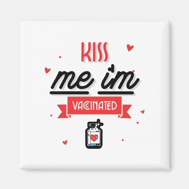 Jag är vaccinerad magnet (Framsidan)