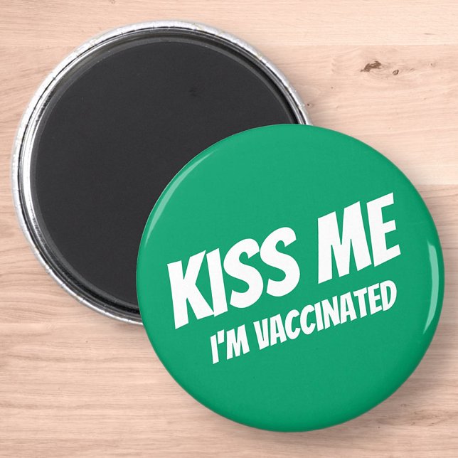 Jag är vaccinerad Modern Cute Funny Citat Magnet (Skapare uppladdad)