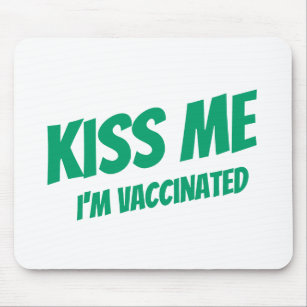 Jag är vaccinerad Modern Cute Funny Citat Musmatta