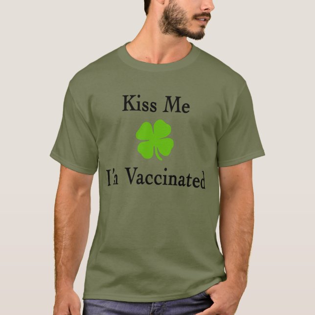 Jag är vaccinerad t shirt (Framsida)