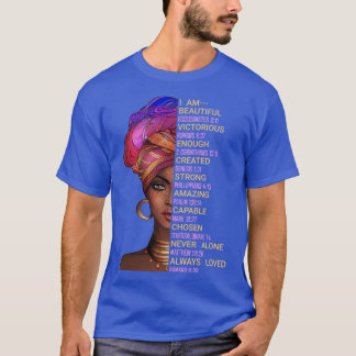 Jag är vacker älskad t shirt