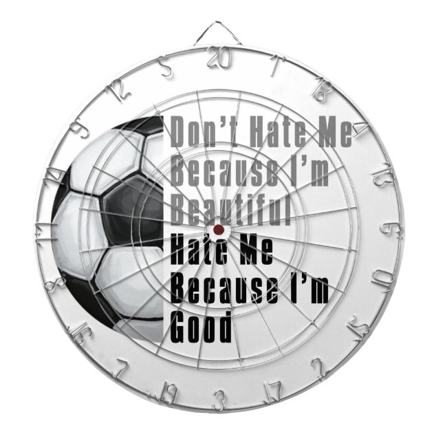 Jag är vacker i Bra fotboll Piltavla (Framsidan)