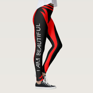 Jag är vacker innanför och ut leggings