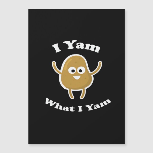 Jag Är Vad Jag Är Rolig Sötpotatis Thanksgiving D (Framsida)