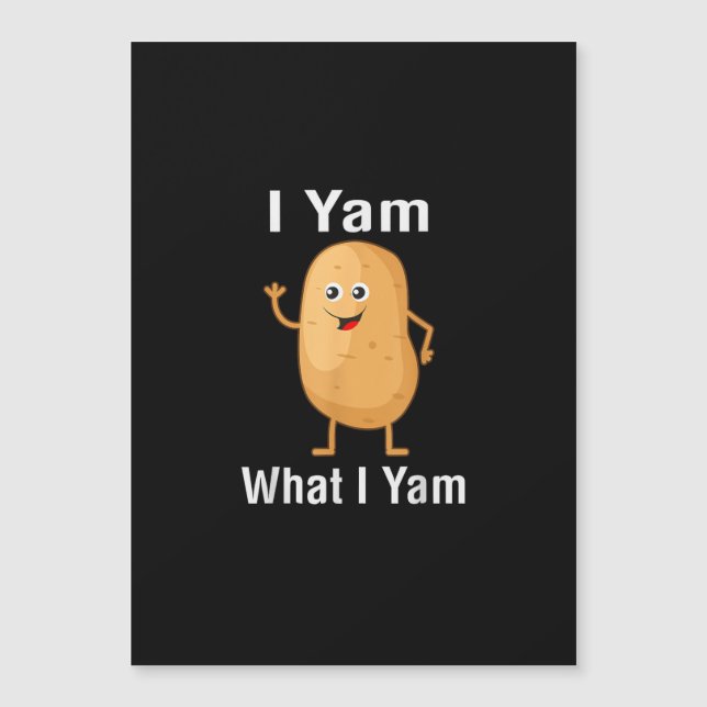 Jag Är Vad Jag Är Rolig Thanksgiving Potatis Punsk (Framsida)