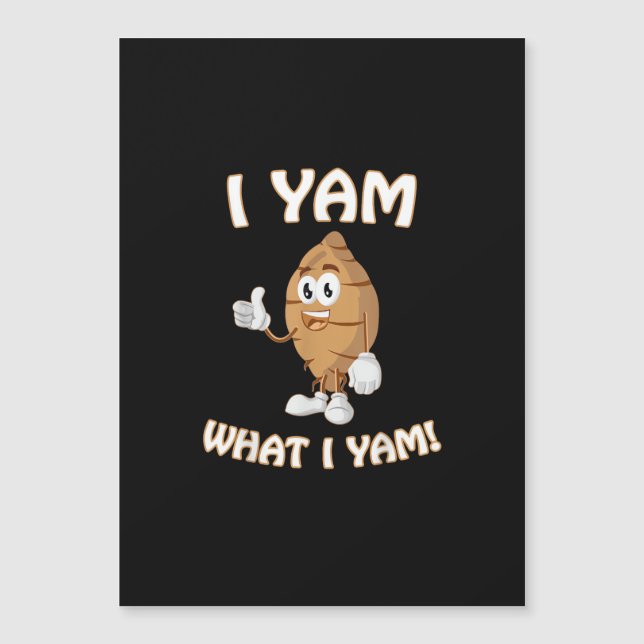 Jag är vad jag är Tröja Rolig Thanksgiving Mat Pun (Framsida)