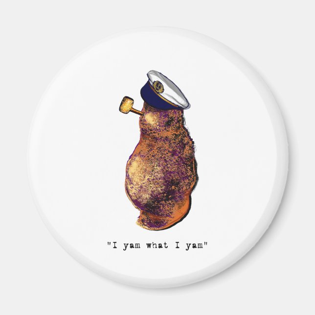 Jag är vad jag skriker. magnet (Framsidan)