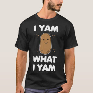 Jag är vad jag Yam Clothing Manar Women Funny Than T Shirt