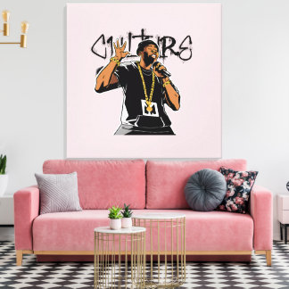 Jag är vad kulturen känner canvastryck