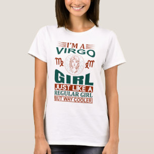 Jag är Våg Girl Coola Zodiac-tecken T Shirt