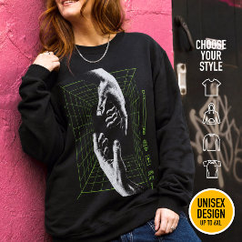 Jag är Vägen Johannes 14:6 Grid Kristet Cyberpunk T Shirt