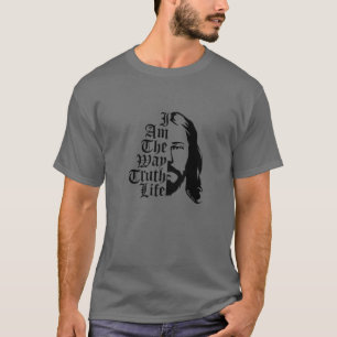 Jag är vägen, sanningen, livet - John 14:6 Bibelci T Shirt