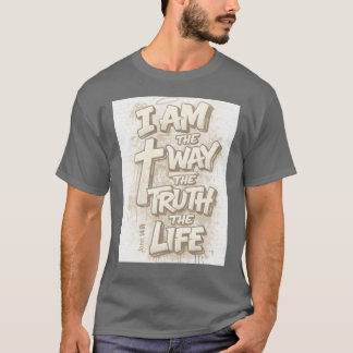 Jag är vägen, sanningen och livet – Graffiti Faith T Shirt