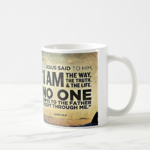 Jag är vägen, sanningen och livet kaffemugg