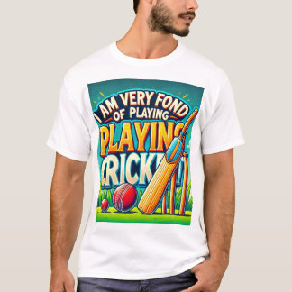 "Jag är väldigt nära att spela Cricket T-Shirt" T Shirt