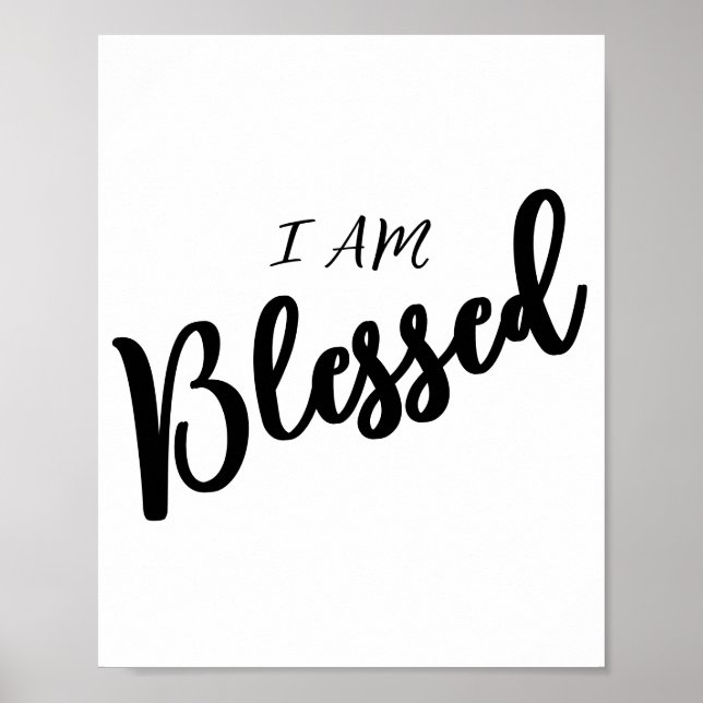 Jag är välkänd, fet, inspirationisk kristen poster (Framsidan)