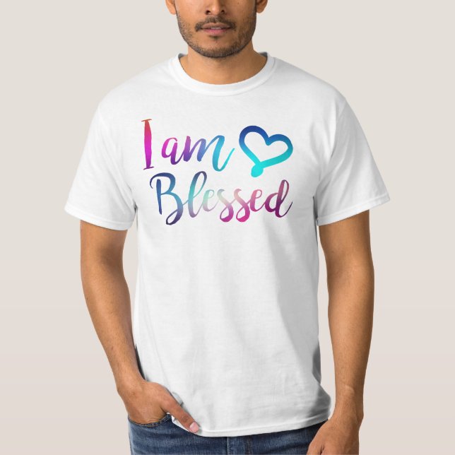 Jag är välsignad - Christian Humor Humble Gift T Shirt (Framsida)