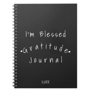 Jag är välsignad Gratitude Christian Journal Anteckningsbok