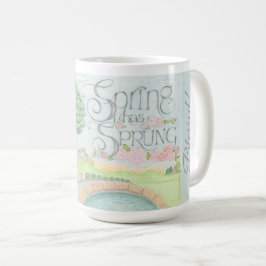 JAG ÄR VÄLSIGNAD! Våren Har Kommit Kaffe Mugg