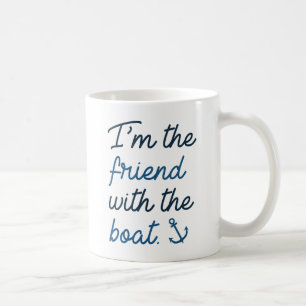Jag är vän med båten kaffemugg