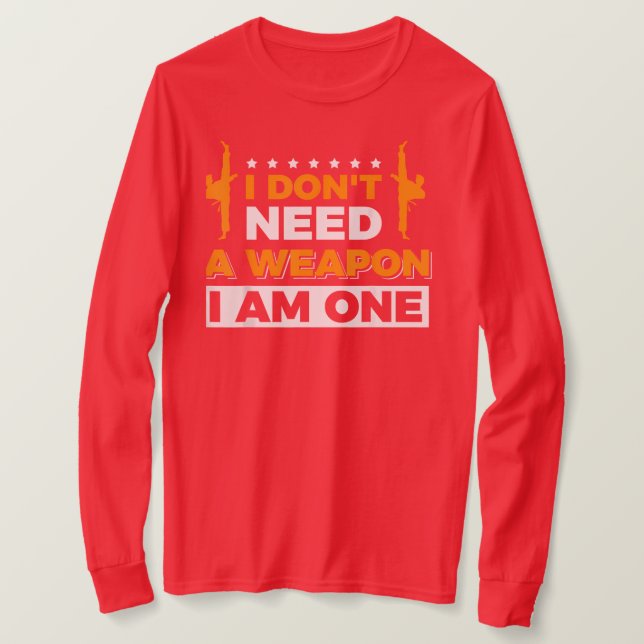 Jag är vapnet  t shirt (Design framsida)