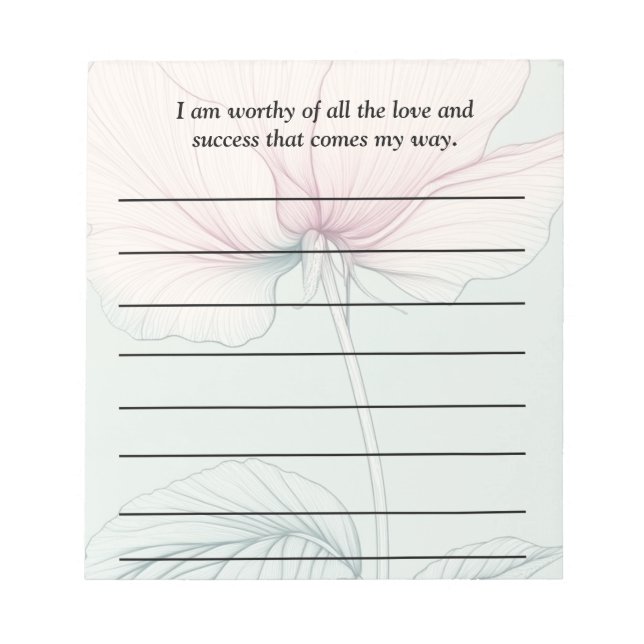 Jag är värd... anteckningsblock (Framsida)