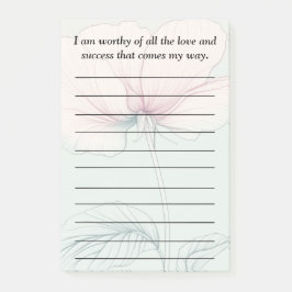 Jag är värd... post-it block