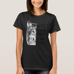 Jag är Varg tyst, jag kommer att tyst hålla med. T Shirt