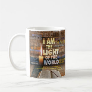 Jag är världens ljus - John 8:12 Kaffemugg