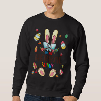 Jag är växtsortsbunny Påsk Dag Matching Familj Eg Lång Ärmad Tröja