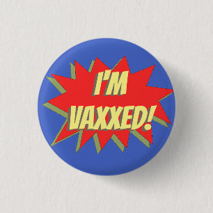 JAG ÄR VAXXERAD! PIN KNAPP