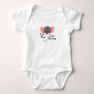 Jag är Veg jag är Stark Elefant T Shirt