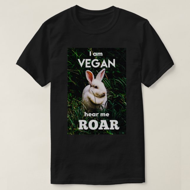 Jag är Vegan 1 T Shirt (Design framsida)