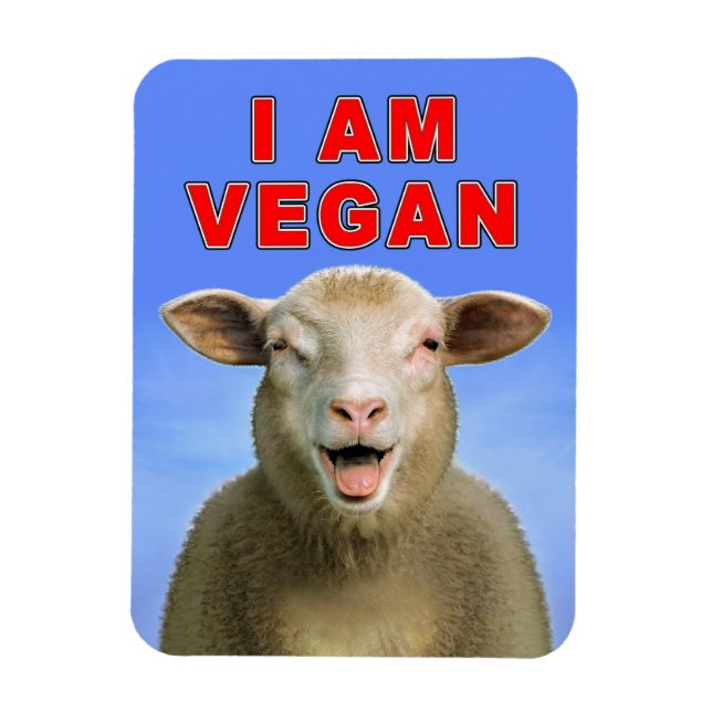 JAG ÄR VEGAN MAGNET (Vertikal)