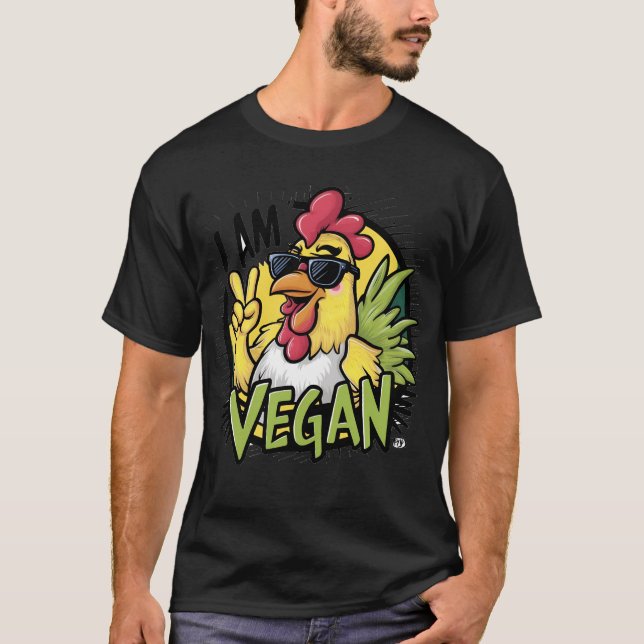 JAG ÄR VEGAN Manar Tshirt T Shirt (Framsida)