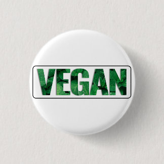 Jag är Vegan, typisk design Knapp