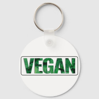 Jag är Vegan, typisk design Nyckelring