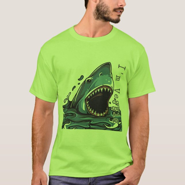 Jag är vegetarian t shirt (Framsida)