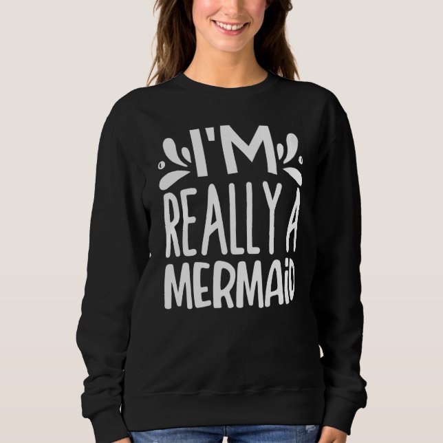 Jag är Verkligen A Sjöjungfru T Shirt (Framsida)