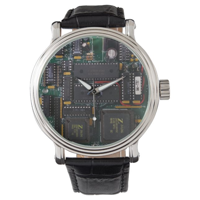 Jag är Verkligen Board PCB Wrist Watch Armbandsur (Framsida)