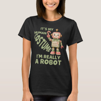 Jag är verkligen en robot, festliga robotar jul t shirt