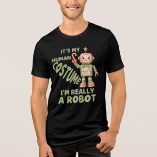 Jag är verkligen en robot, festliga robotar jul t shirt