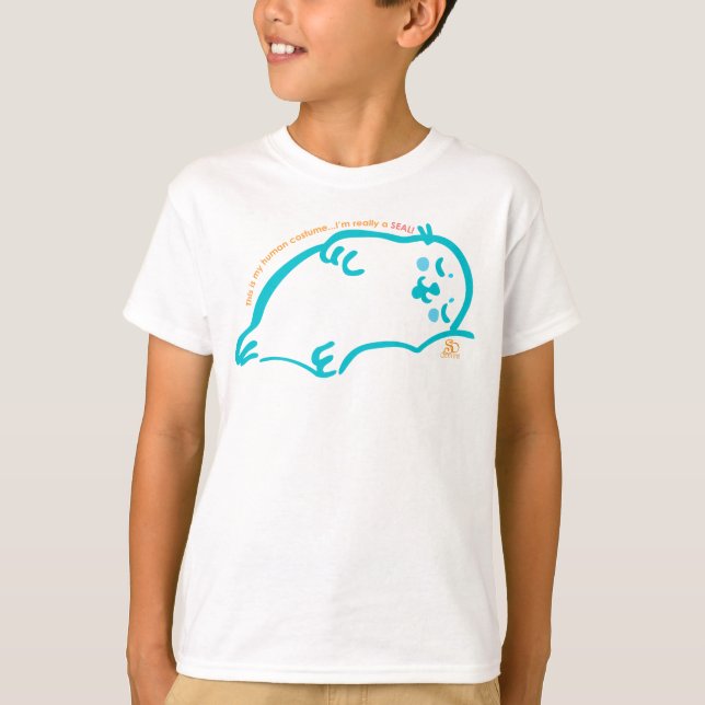 Jag är verkligen en säl t shirt (Framsida)