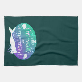 Jag är verkligen en sjöjungfru kökshandduk