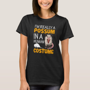 Jag är Verkligen i en mänsklig dräkt Halloween T Shirt