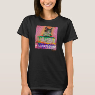 JAG ÄR VERKLIGEN PÅ HINGKattens Katt på kummelns H T Shirt