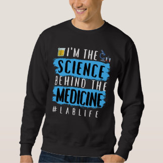 JAG ÄR VETENSKAPEN BAKOM LÄKEMEDLET #LABLIFE LÅNG ÄRMAD TRÖJA