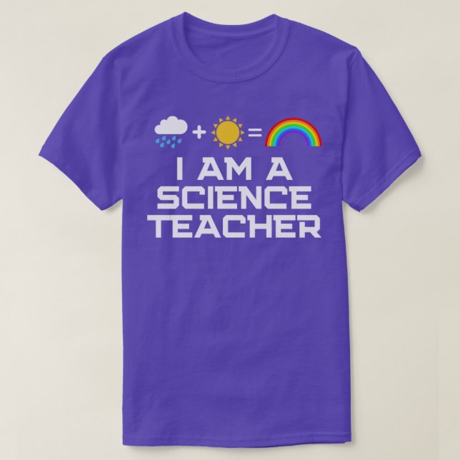 Jag är vetenskapslärare t shirt (Design framsida)